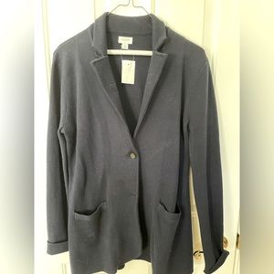 J. Crew Eloise Sweater Blazer Navy size small